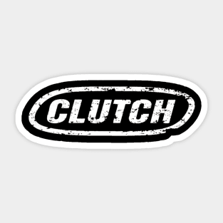 Clutch - Typography Vintage grunge Sticker